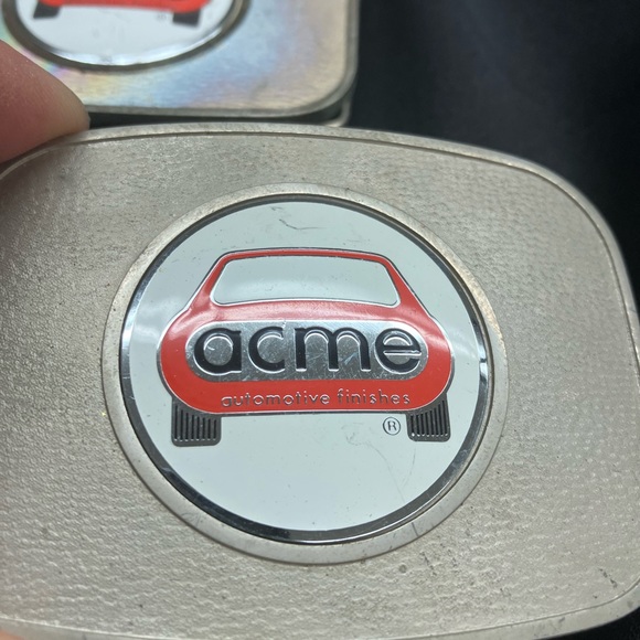 Assorted Lot of 6 of Vintage Belt Buckles Brass Silver Novelty - Picture 4 of 13